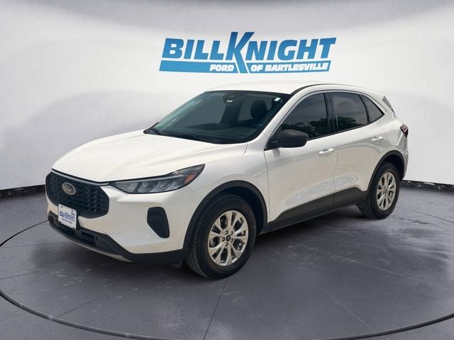 2024 Ford Escape Active in Oxford White — front three-quarter view