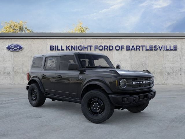 2026 Ford Bronco Big Bend in Shadow Black — front three-quarter view