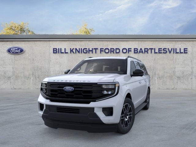 2026 Ford Expedition Max Active in Space Silver Metallic — front three-quarter view