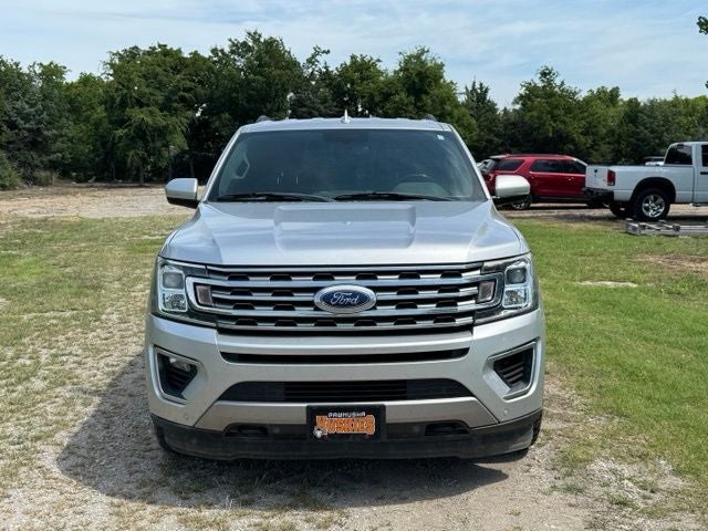 2018 Ford Expedition Max Limited in Ingot Silver — front three-quarter view