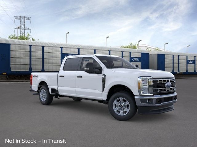 2026 Ford F-250SD XLT in Oxford White — front three-quarter view