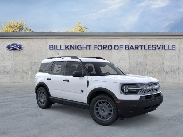 2026 Ford Bronco Sport Big Bend in Oxford White — front three-quarter view