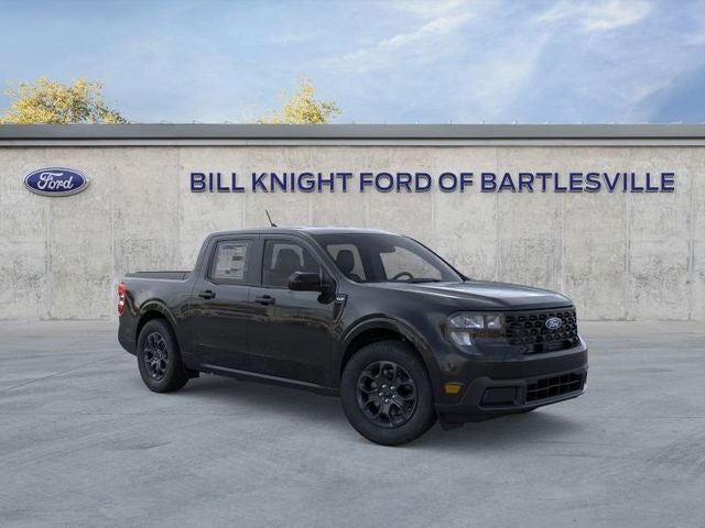 2026 Ford Maverick XLT in Shadow Black — front three-quarter view